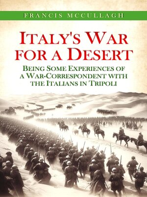 cover image of Italy's War for a Desert
